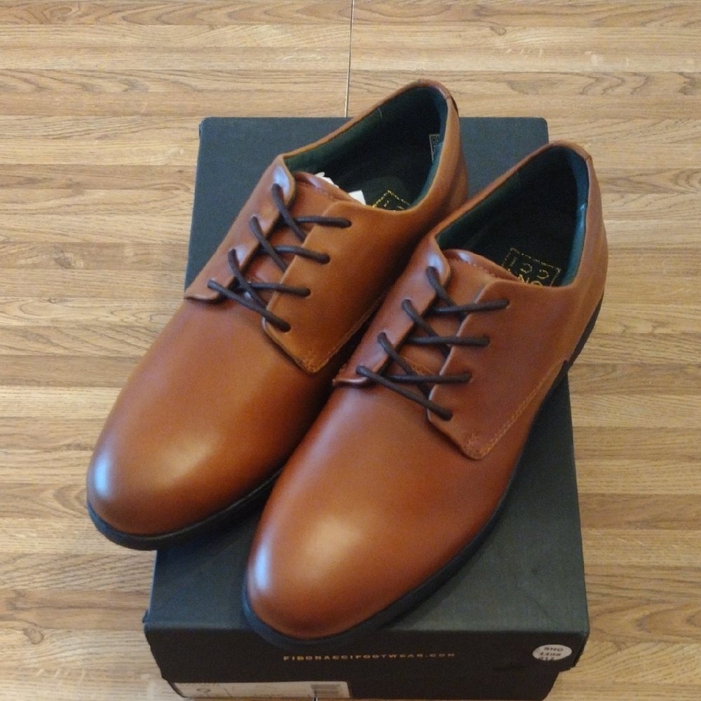 Men's Fibonacci Flat Loafer Cognac Liber Dress Shoes